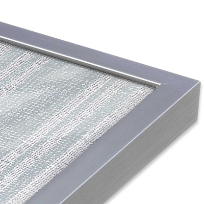 [Color:Polished Chrome], Picture of art in a Polished Chrome frame of the corner