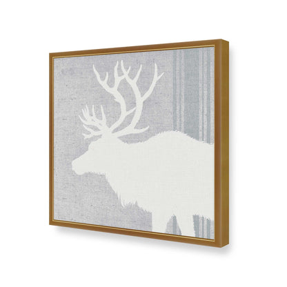 [Color:Polished Gold], Picture of art in a Polished Gold frame at an angle