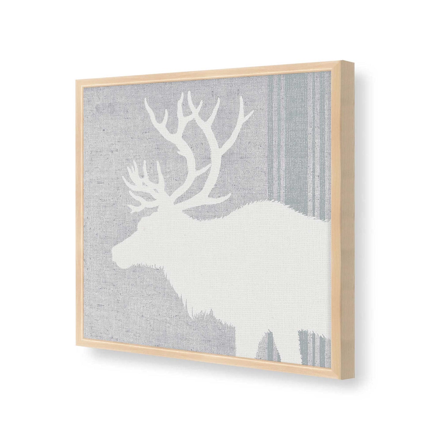[Color:Raw Maple], Picture of art in a Raw Maple frame at an angle