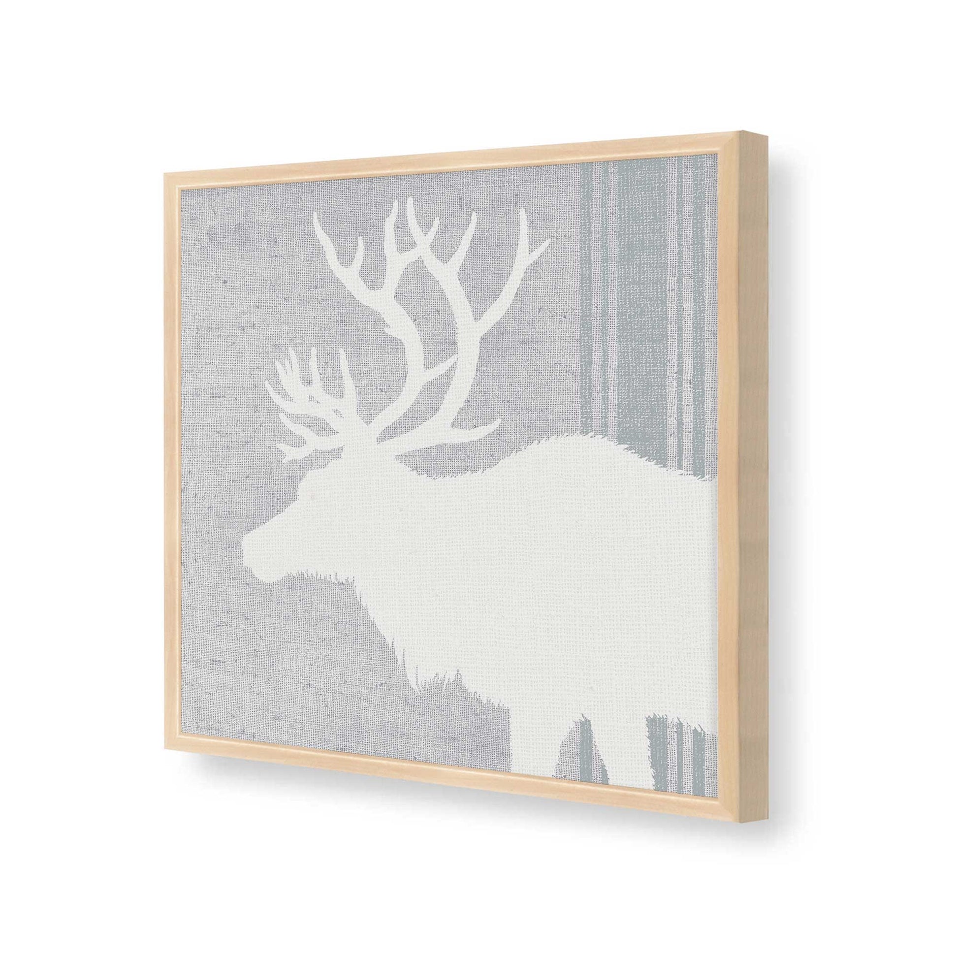 [Color:Raw Maple], Picture of art in a Raw Maple frame at an angle