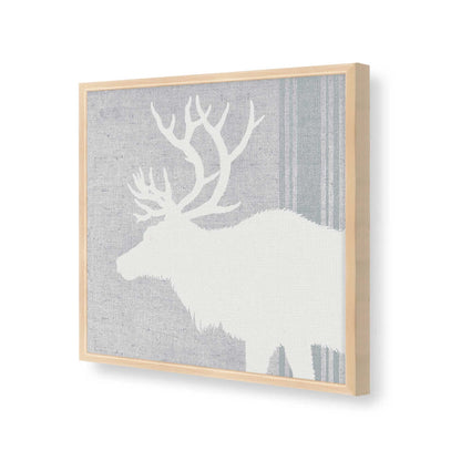 [Color:Raw Maple], Picture of art in a Raw Maple frame at an angle