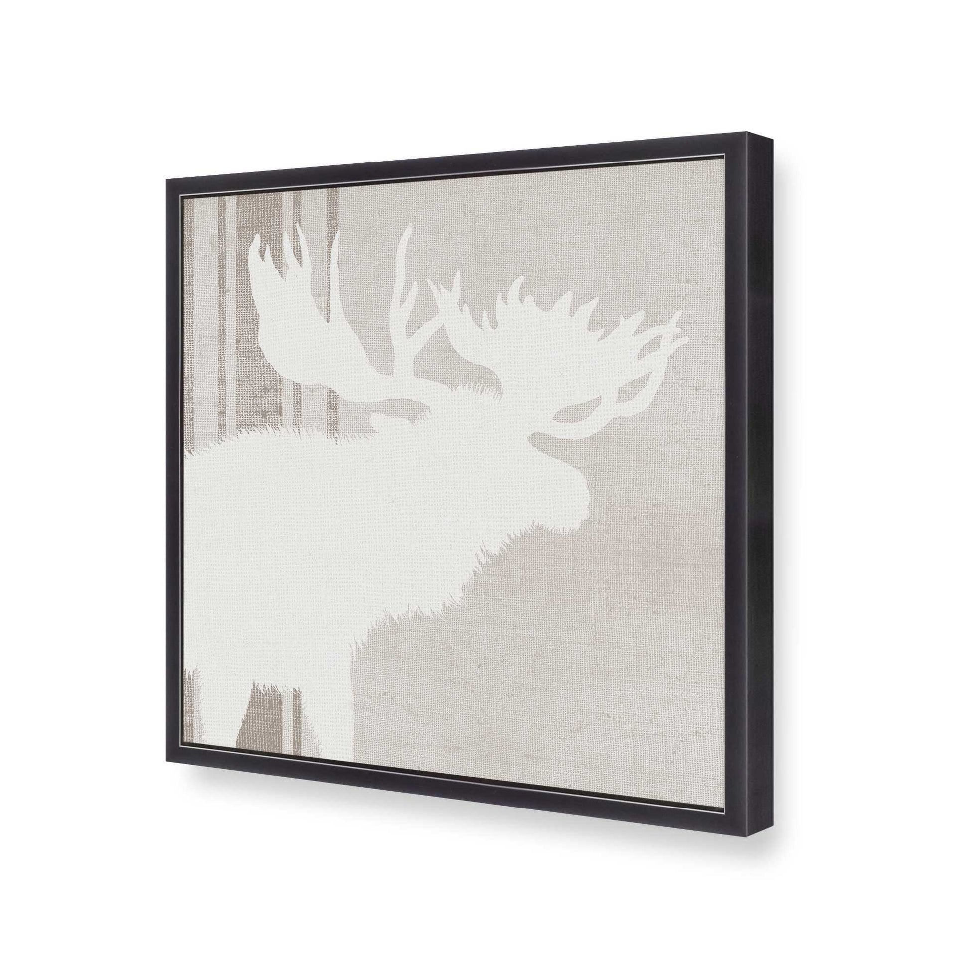 [Color:Weathered Zinc], Picture of art in a Weathered Zinc frame at an angle