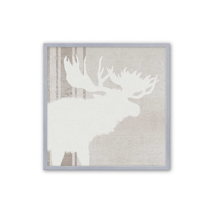 Antlered Silhouettes Set of 4 Art Prints