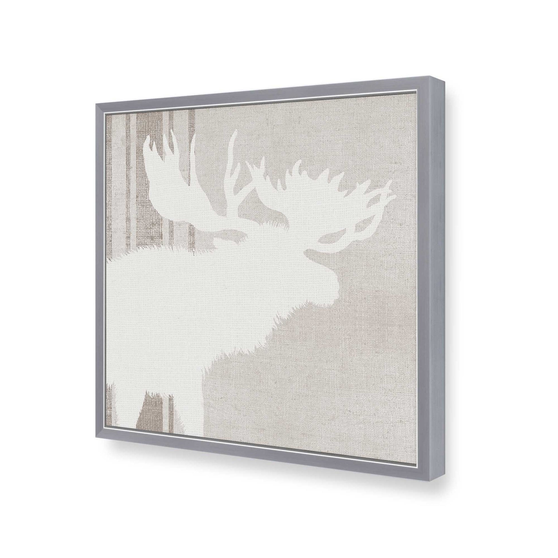 [Color:Polished Chrome], Picture of art in a Polished Chrome frame at an angle