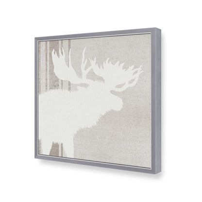 [Color:Polished Chrome], Picture of art in a Polished Chrome frame at an angle