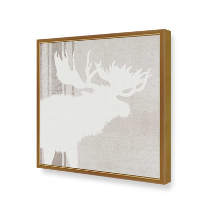 [Color:Polished Gold], Picture of art in a Polished Gold frame at an angle