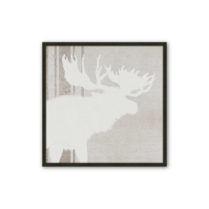 Antlered Silhouettes Set of 4 Art Prints