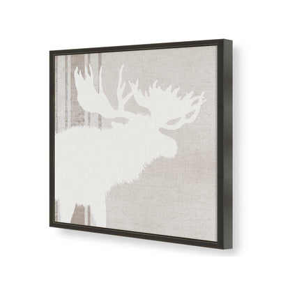 [Color:Satin Black], Picture of art in a Satin Black frame at an angle