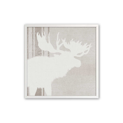 Antlered Silhouettes Set of 4 Art Prints