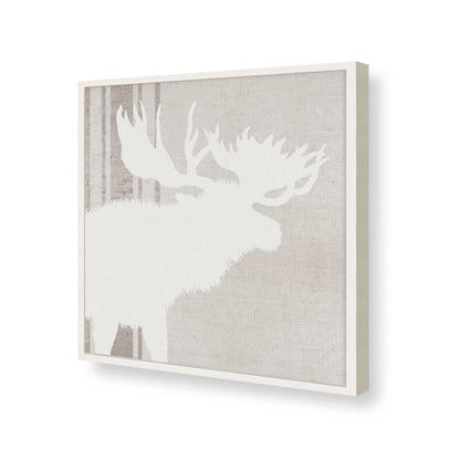 [Color:Opaque White], Picture of art in a Opaque White frame at an angle