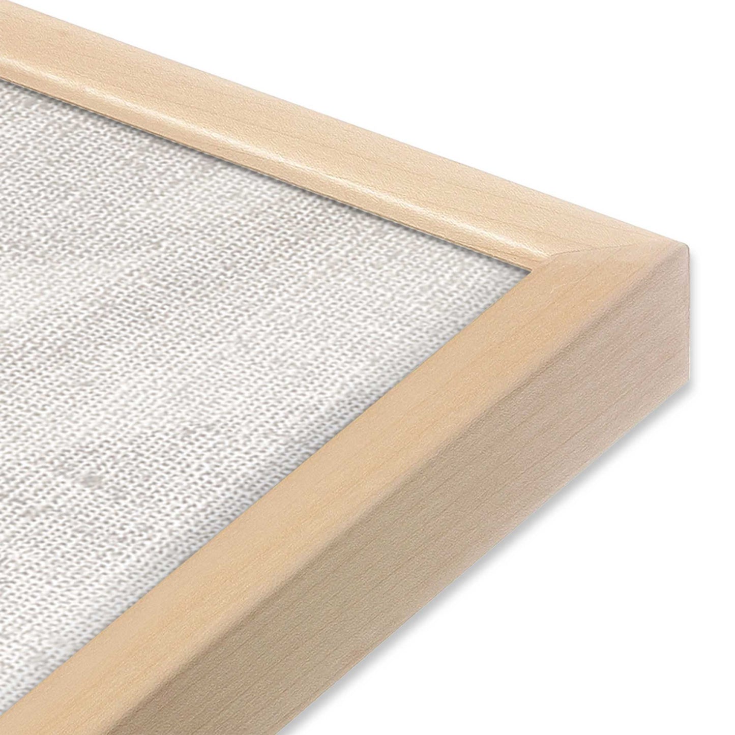[Color:Raw Maple], Picture of art in a Raw Maple frame of the corner