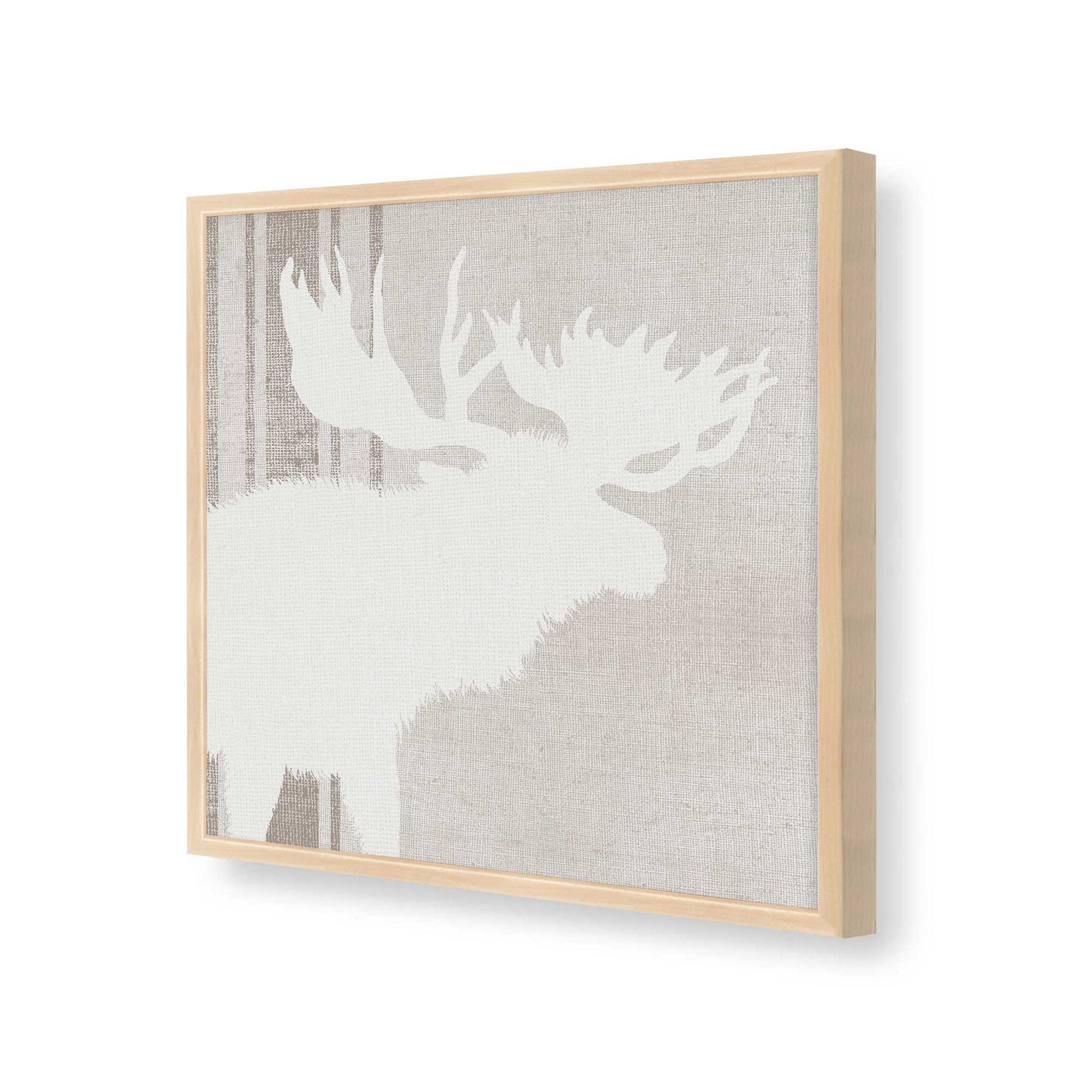 [Color:Raw Maple], Picture of art in a Raw Maple frame at an angle