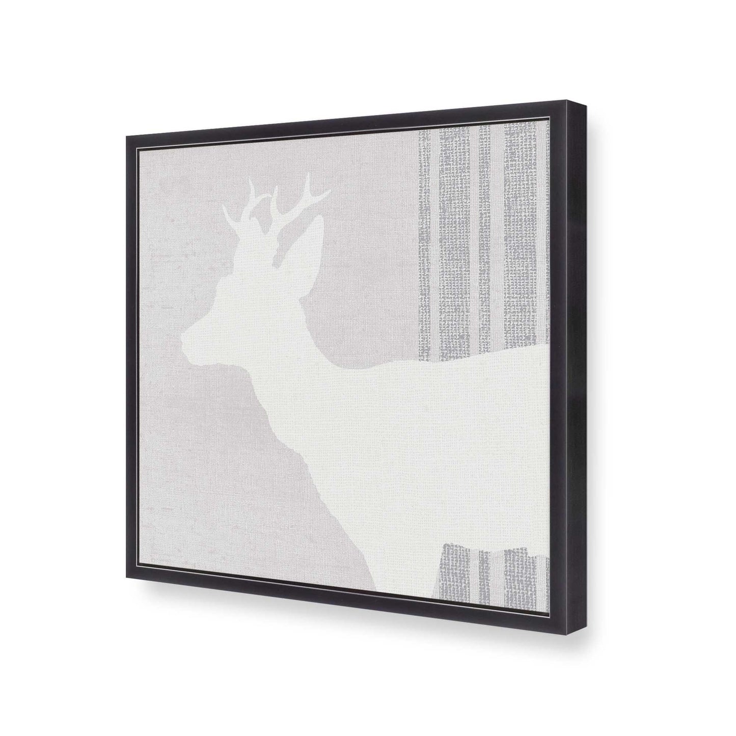 [Color:Weathered Zinc], Picture of art in a Weathered Zinc frame at an angle