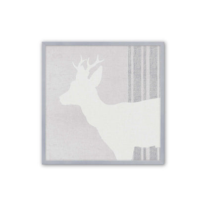 Antlered Silhouettes Set of 4 Art Prints