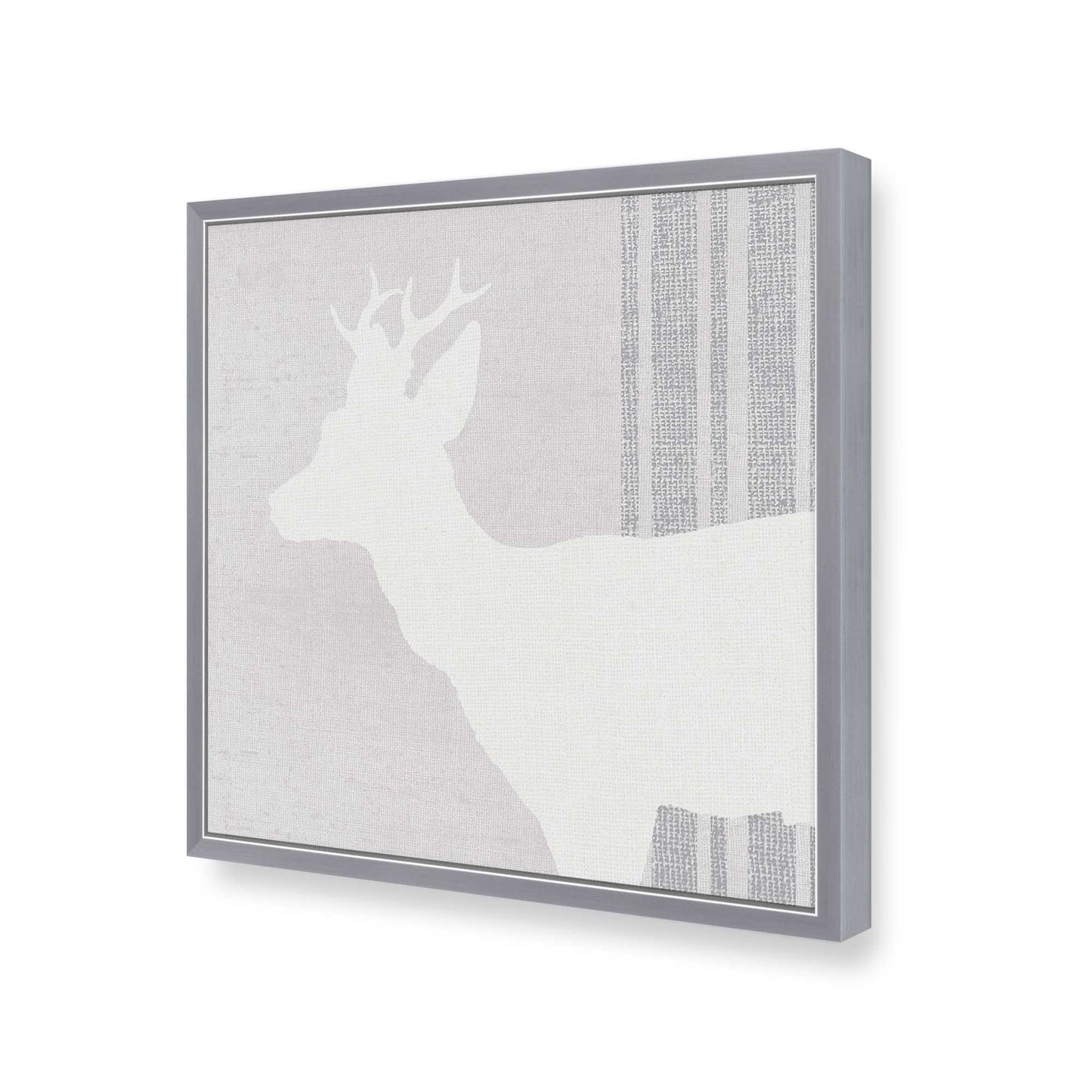 [Color:Polished Chrome], Picture of art in a Polished Chrome frame at an angle