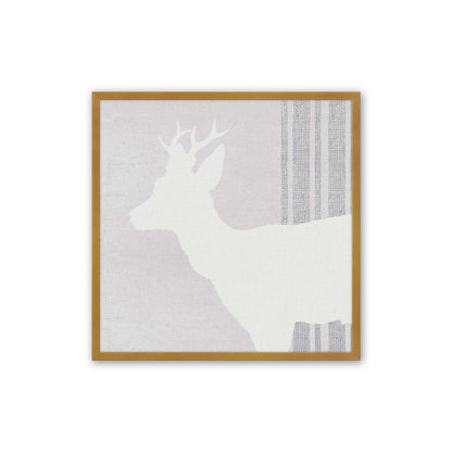 Antlered Silhouettes Set of 4 Art Prints
