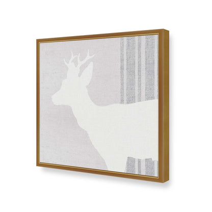[Color:Polished Gold], Picture of art in a Polished Gold frame at an angle