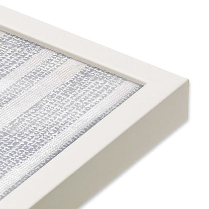 [Color:Opaque White], Picture of art in a Opaque White frame of the corner