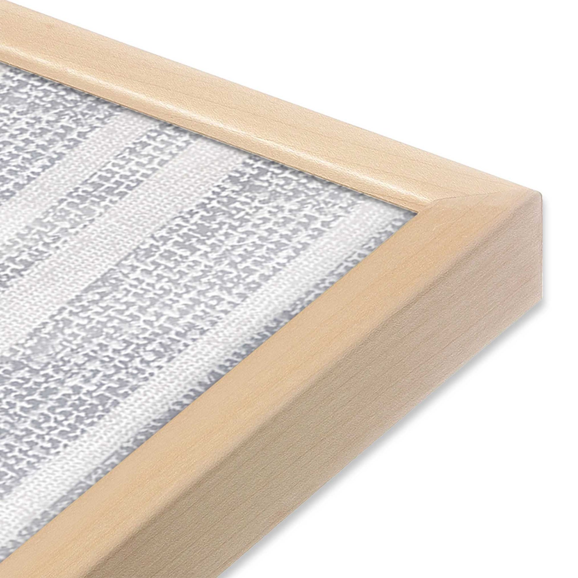[Color:Raw Maple], Picture of art in a Raw Maple frame of the corner