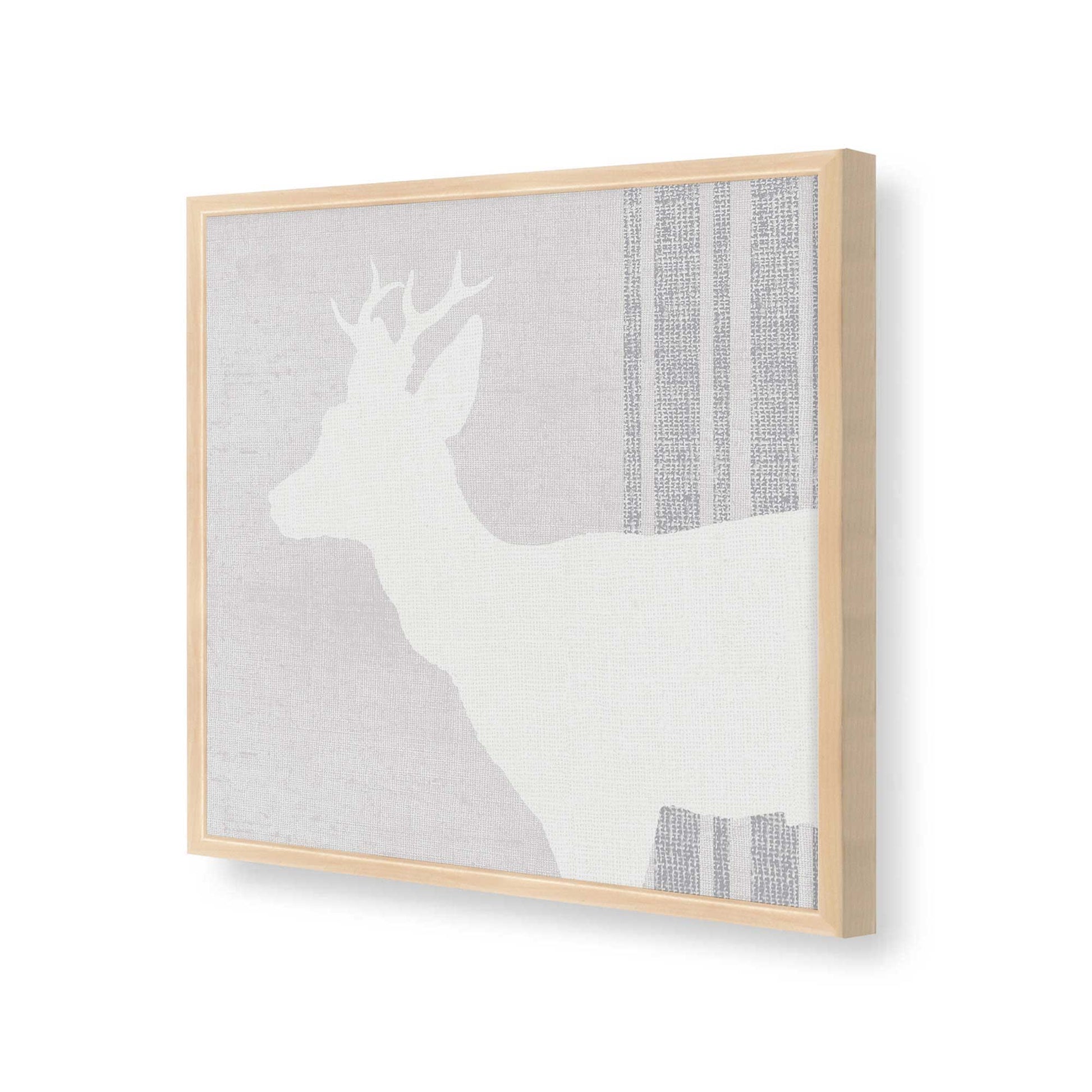 [Color:Raw Maple], Picture of art in a Raw Maple frame at an angle