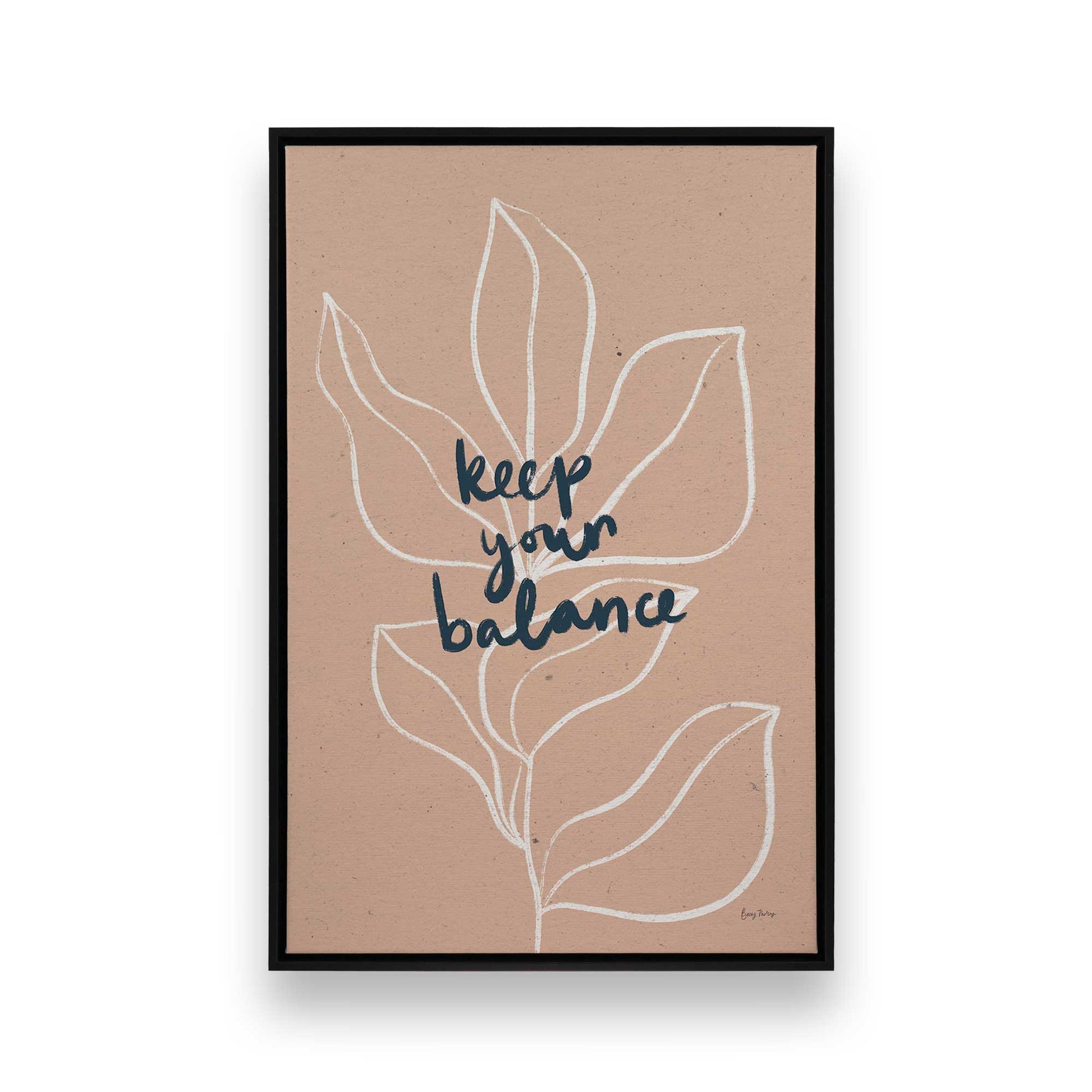 [Color:Satin Black], Picture of art in a Satin Black frame