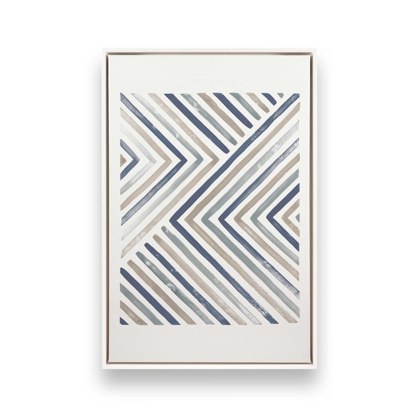 [Color:Opaque White], Picture of art in a White frame