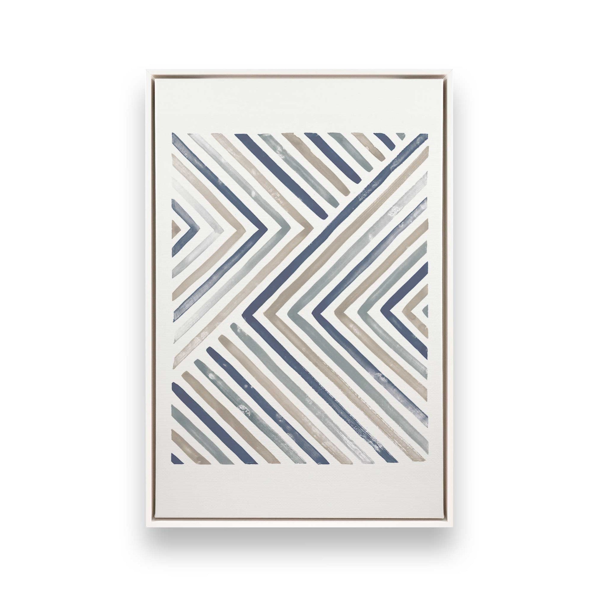 [Color:Opaque White], Picture of art in a White frame