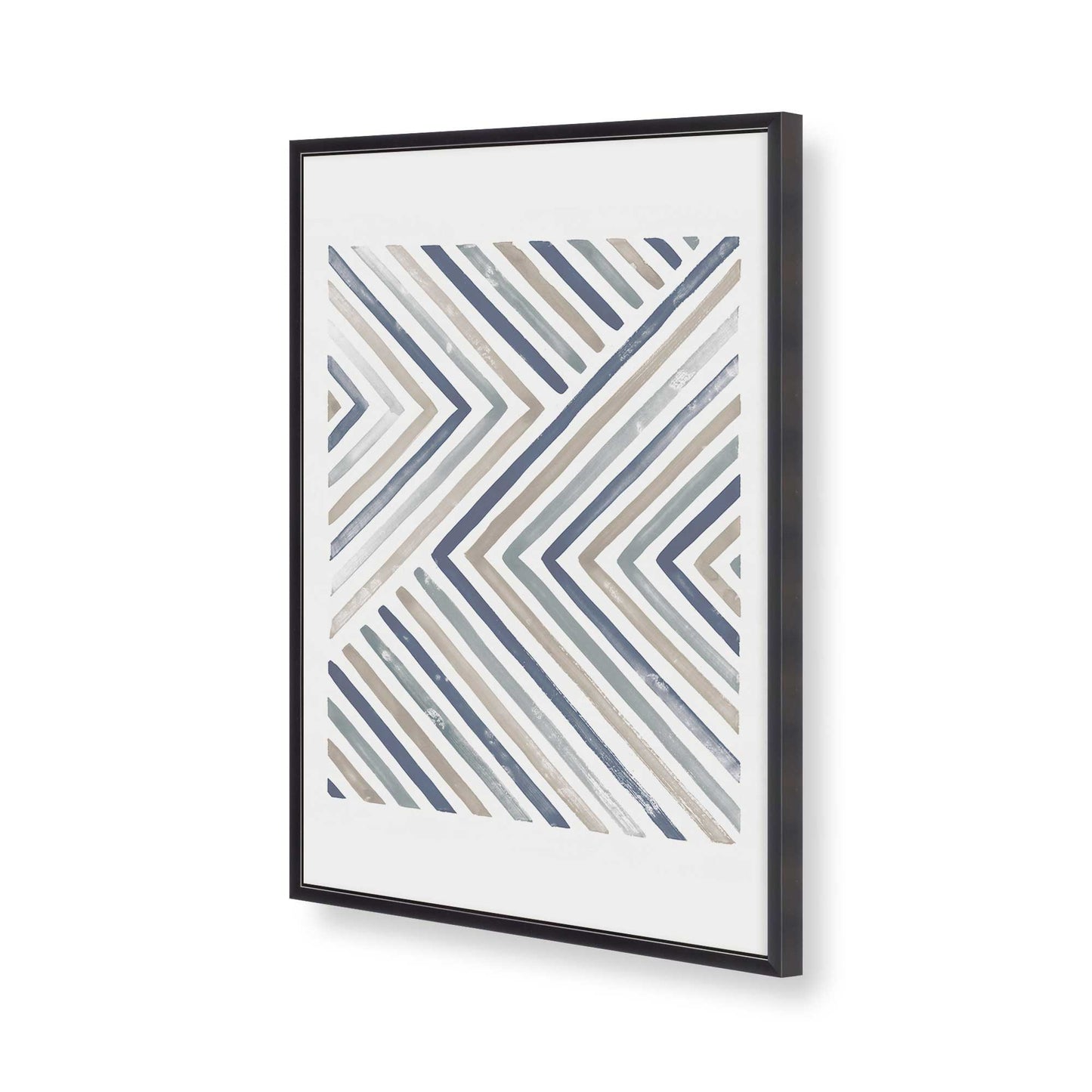 [Color:Weathered Zinc], Picture of art in a Weathered Zinc frame of the corner