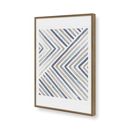[Color:Brushed Gold], Picture of art in a Brushed Gold frame of the corner