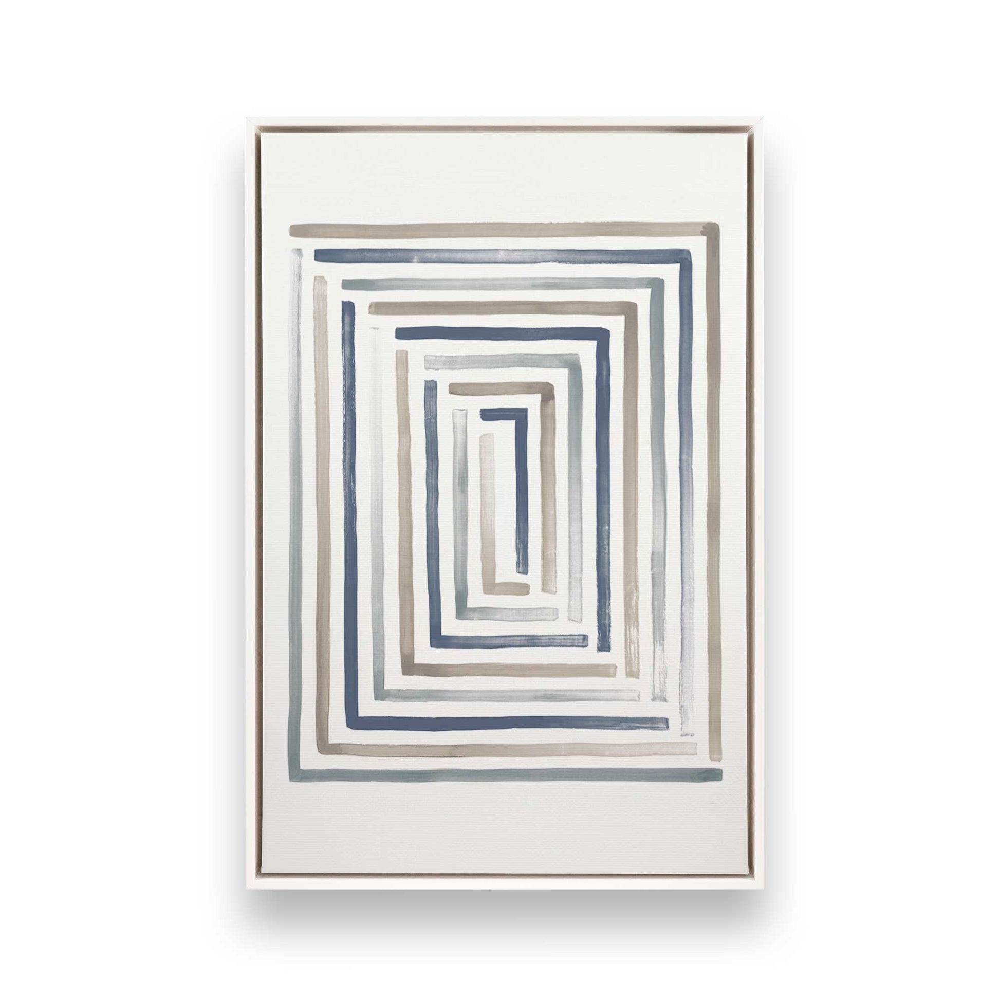 [Color:Opaque White], Picture of art in a White frame