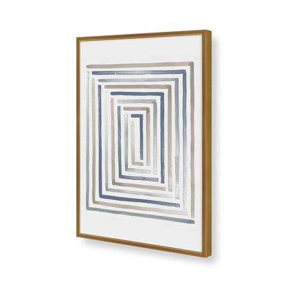 [Color:Polished Gold], Picture of art in a Polished Gold frame of the corner