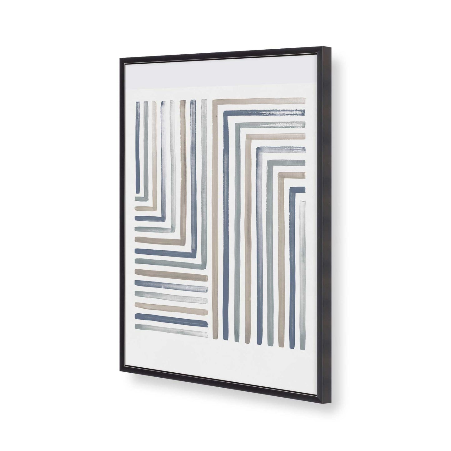 [Color:Weathered Zinc], Picture of art in a Weathered Zinc frame of the corner