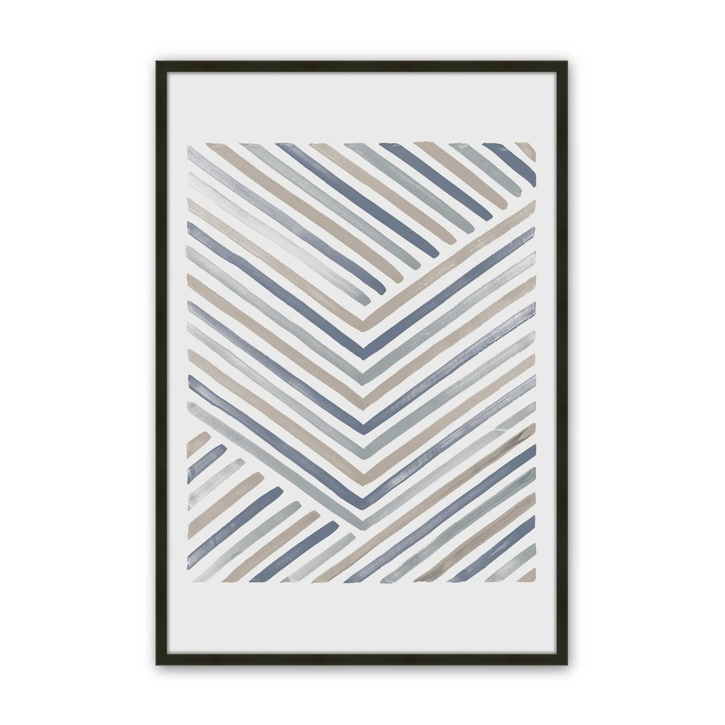 [Color:Satin Black], Picture of art in a Satin Black frame