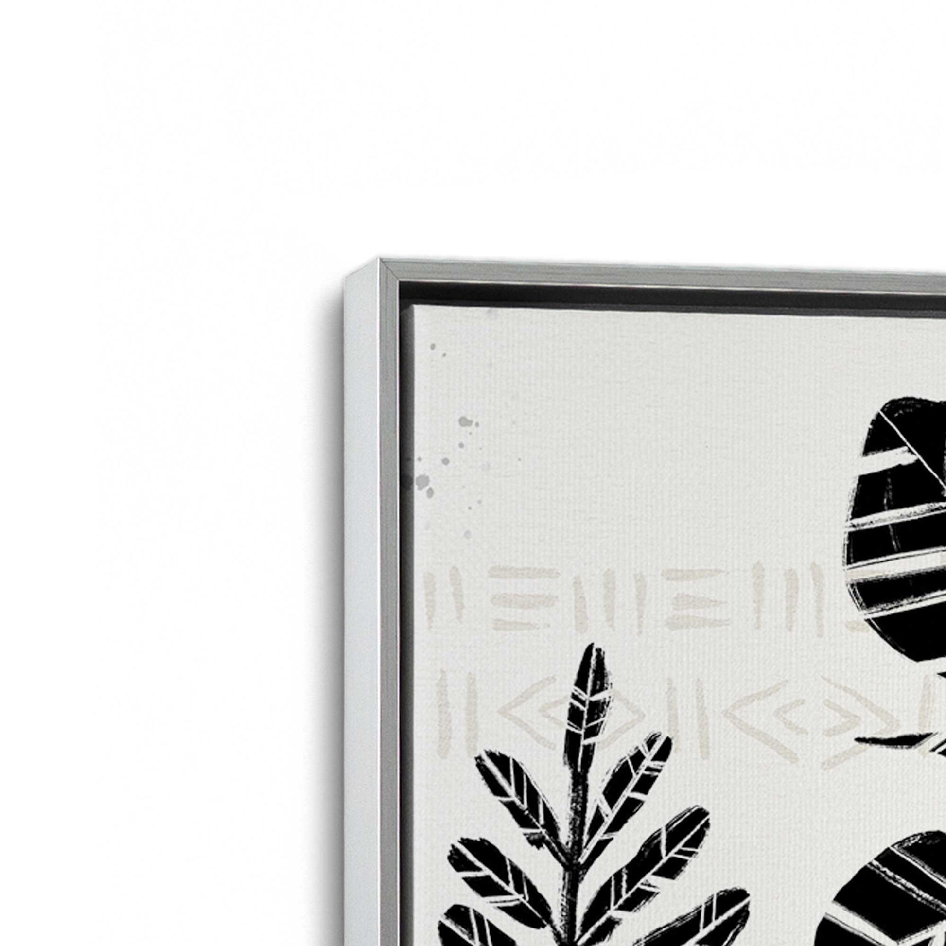 [Color:Polished Chrome], Picture of art in a Polished Chrome frame at an angle