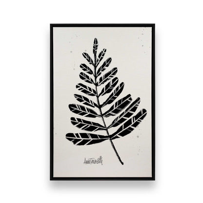 [Color:Satin Black], Picture of art in a Satin Black frame