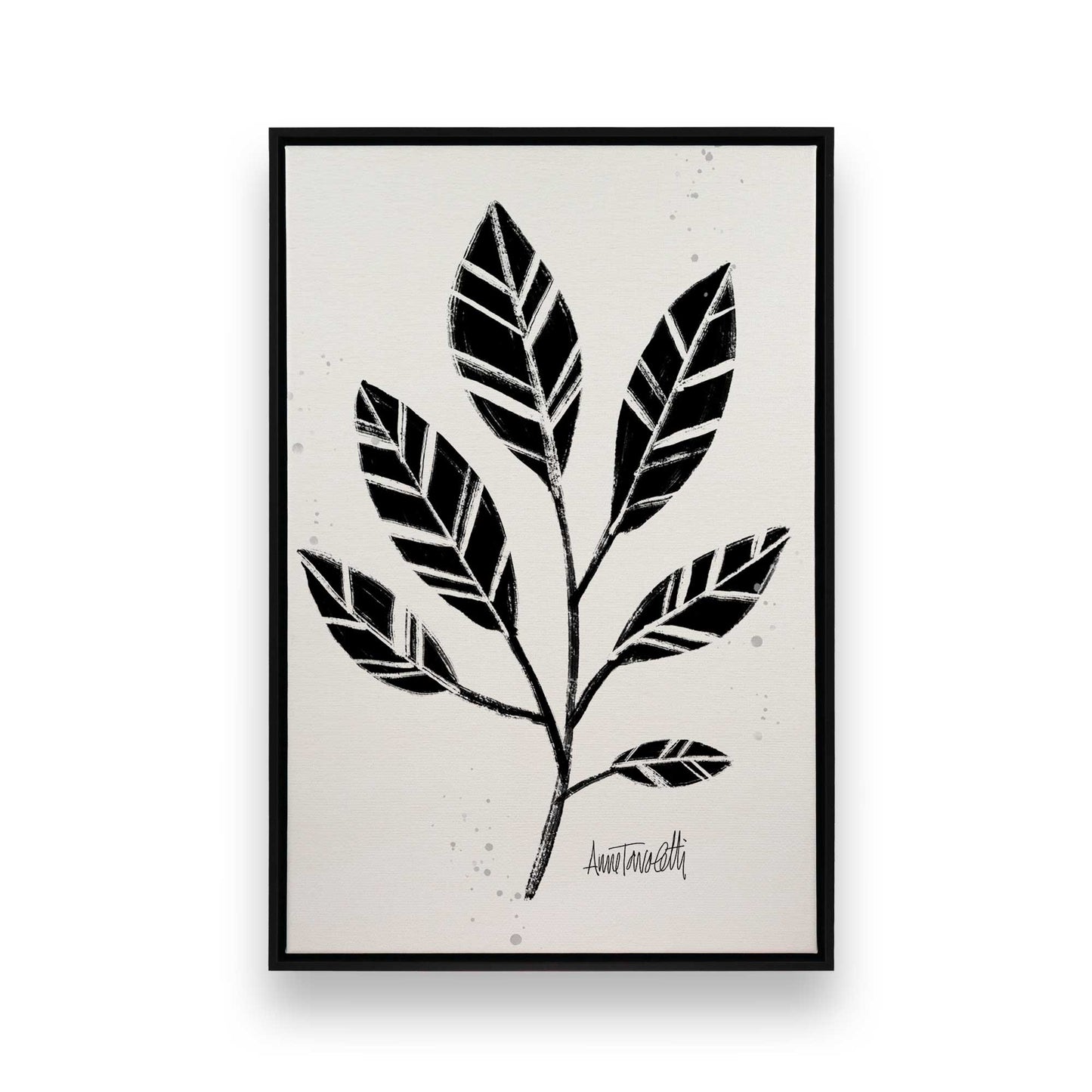 [Color:Satin Black], Picture of art in a Satin Black frame