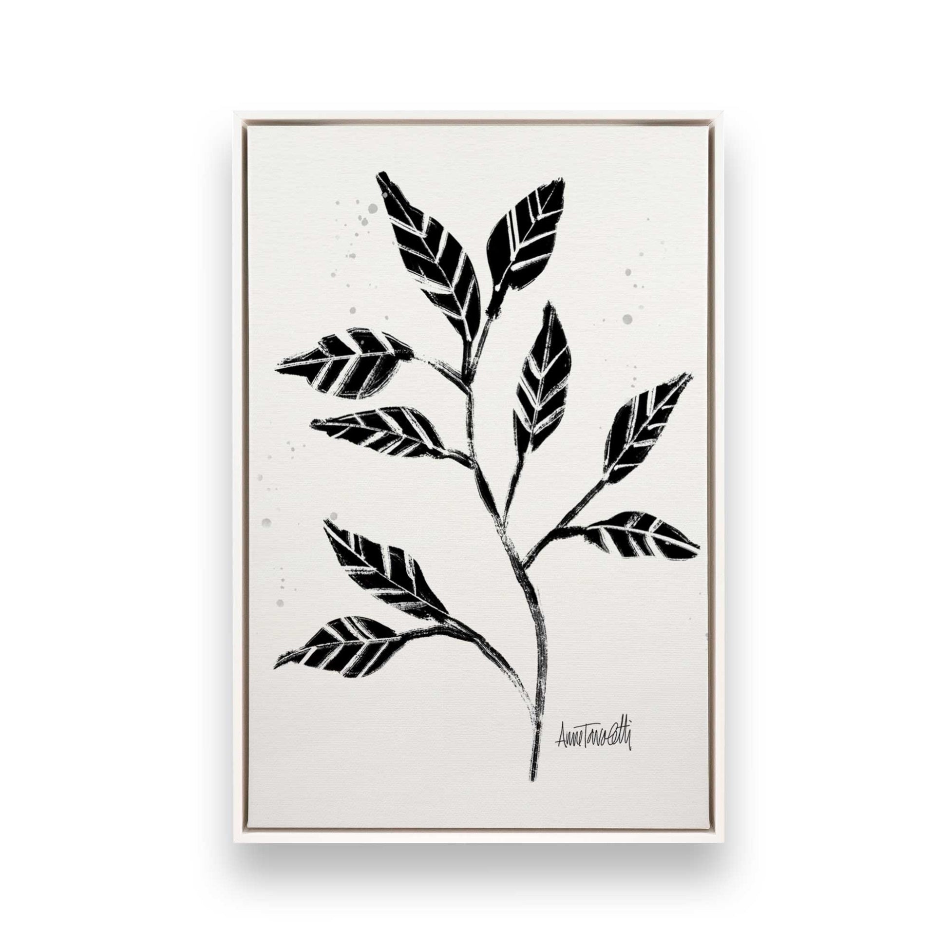 [Color:Opaque White], Picture of art in a White frame