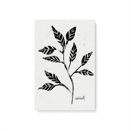Black and White Botanicals, Set of 4 Canvas Prints