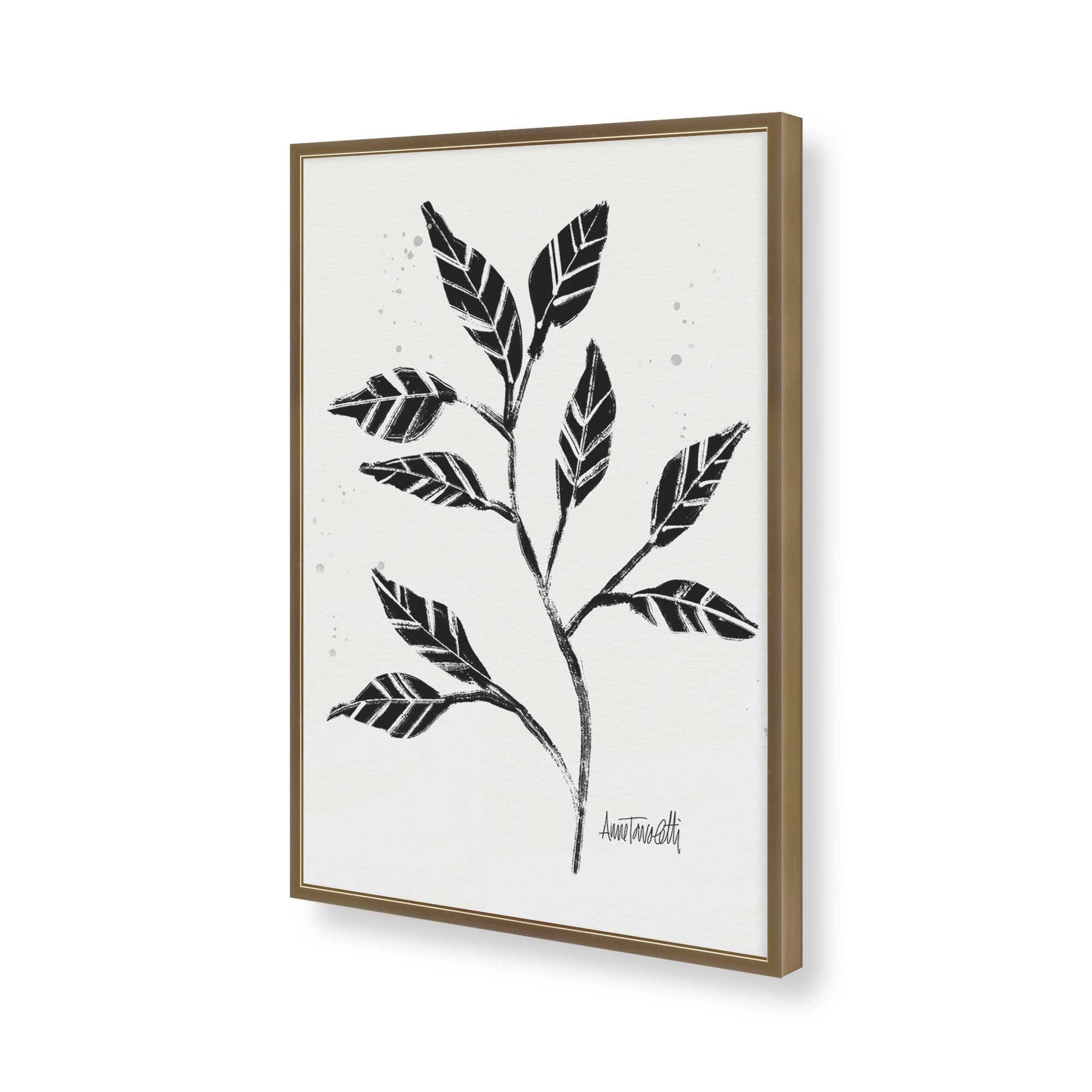 [Color:Brushed Gold], Picture of art in a Brushed Gold frame of the corner