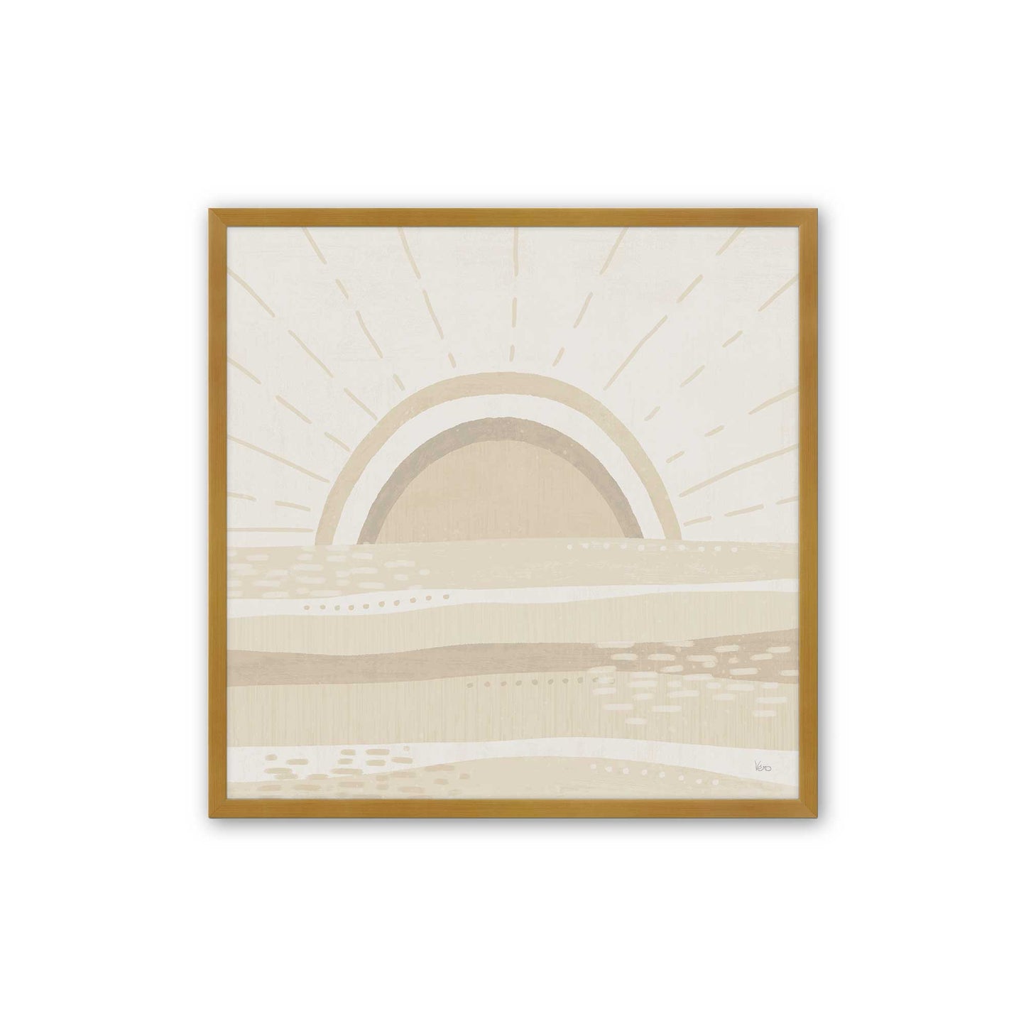 [Color:Polished Gold], Picture of art in a Polished Gold frame