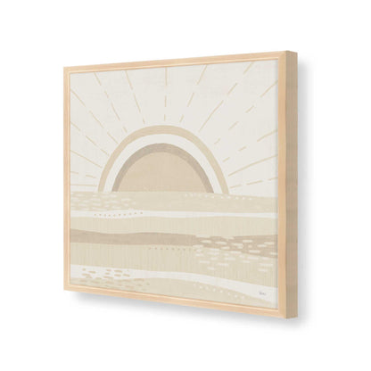 [Color:Raw Maple], Picture of art in a Raw Maple frame at an angle