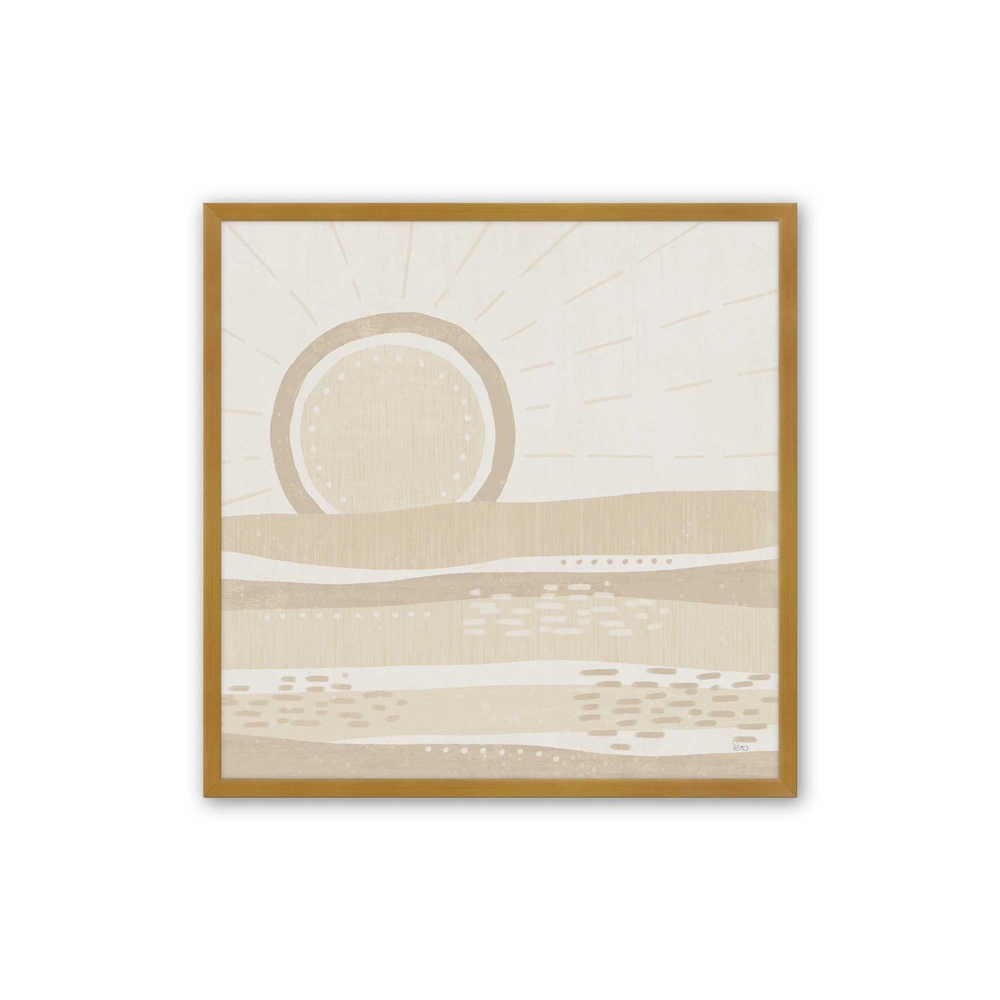 [Color:Polished Gold], Picture of art in a Polished Gold frame