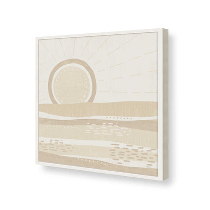 [Color:Opaque White], Picture of art in a Opaque White frame at an angle