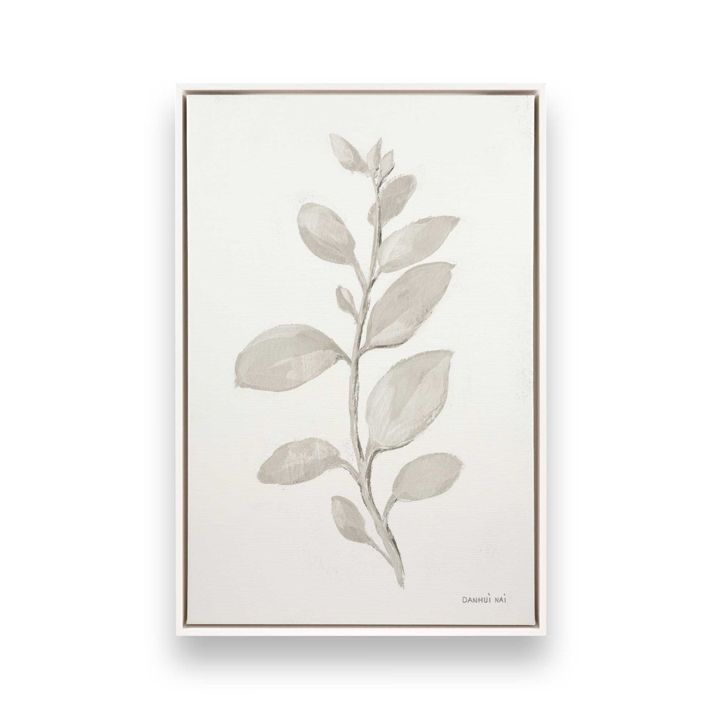 [Color:Opaque White], Picture of art in a White frame