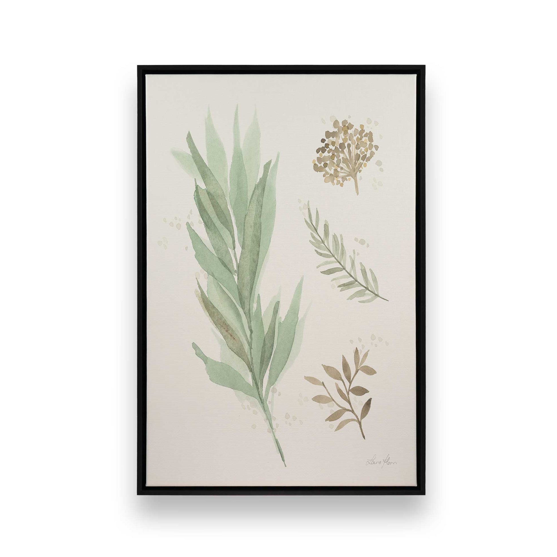 [Color:Satin Black], Picture of art in a Satin Black frame