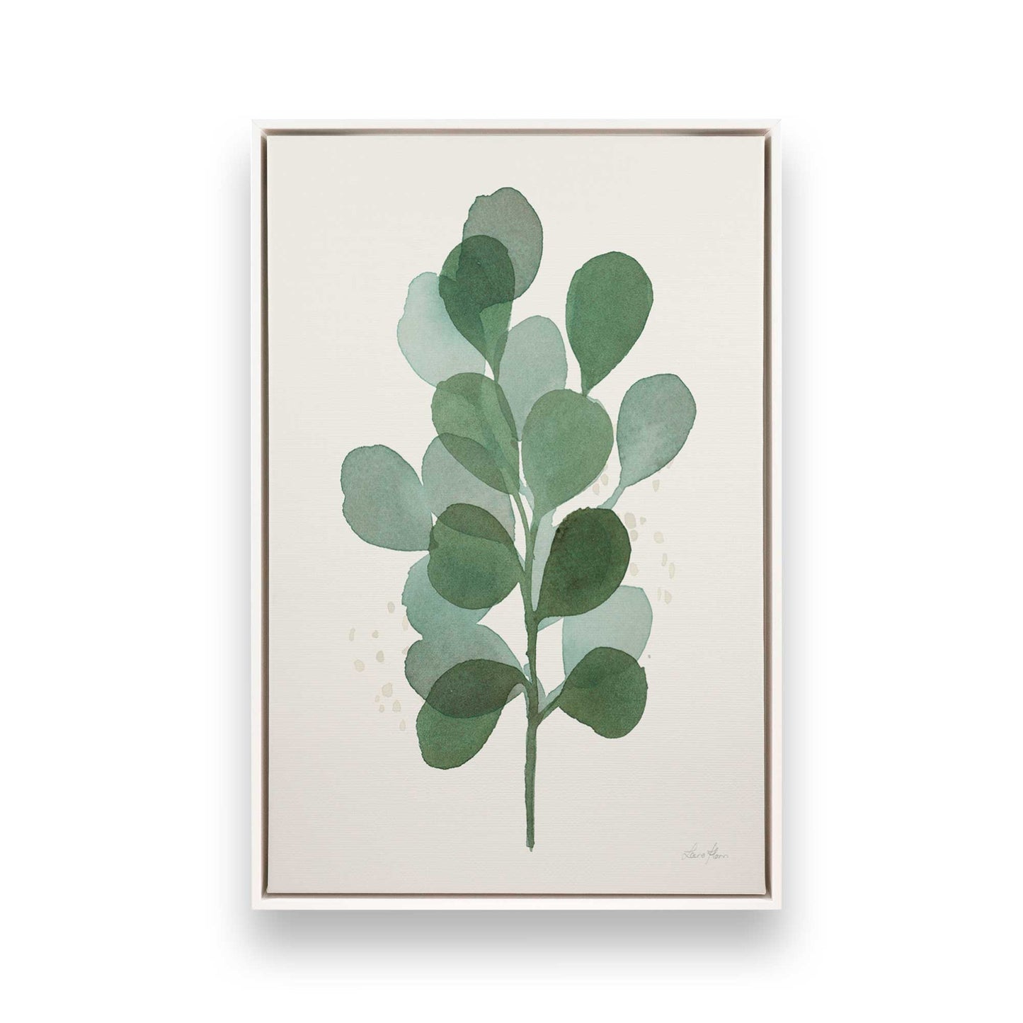 [Color:Opaque White], Picture of art in a White frame