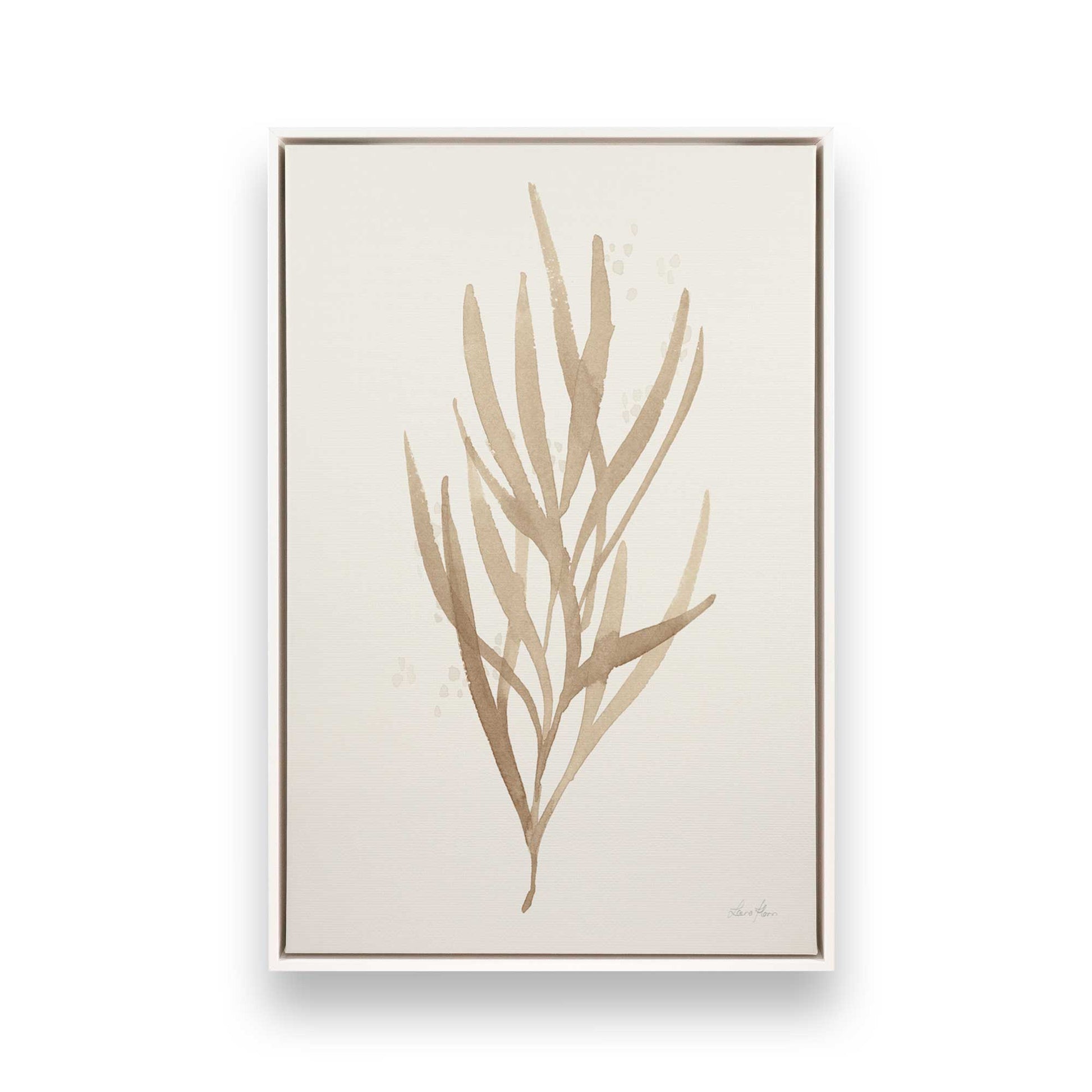 [Color:Opaque White], Picture of art in a White frame