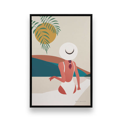 [Color:Satin Black], Picture of art in a Satin Black frame