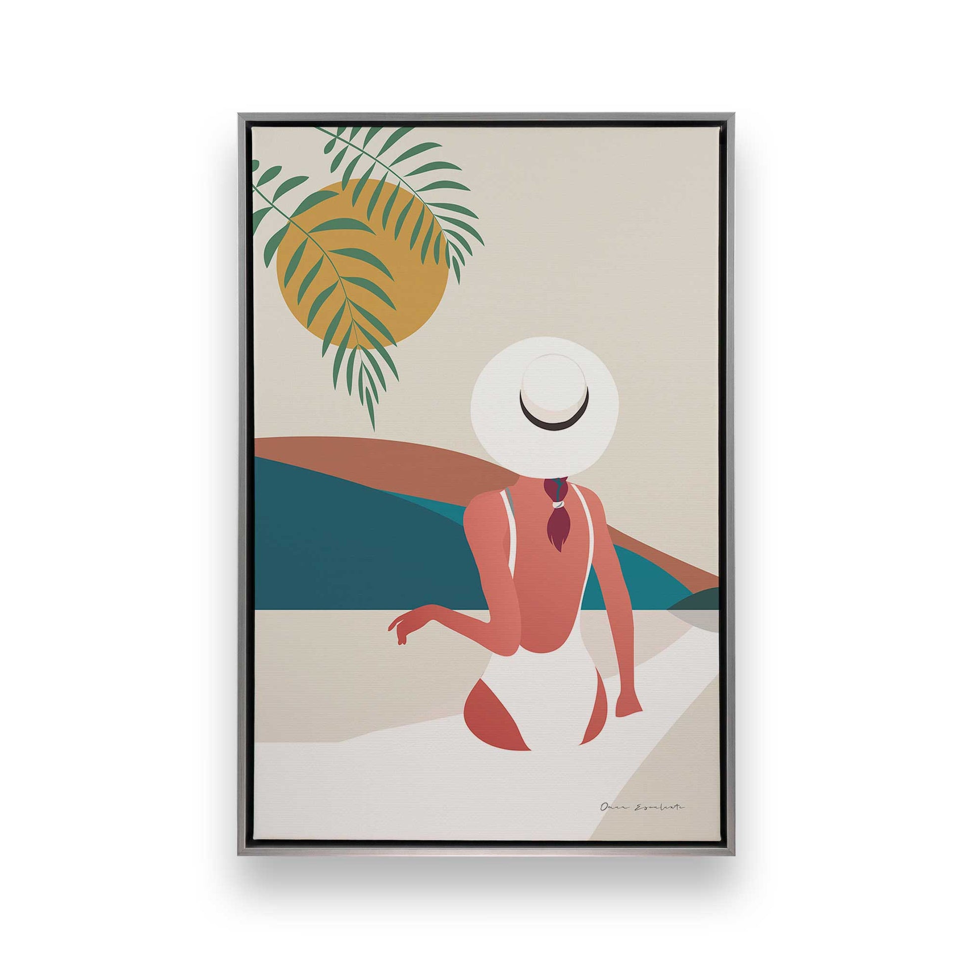 [Color:Polished Chrome], Picture of art in a Polished Chrome frame