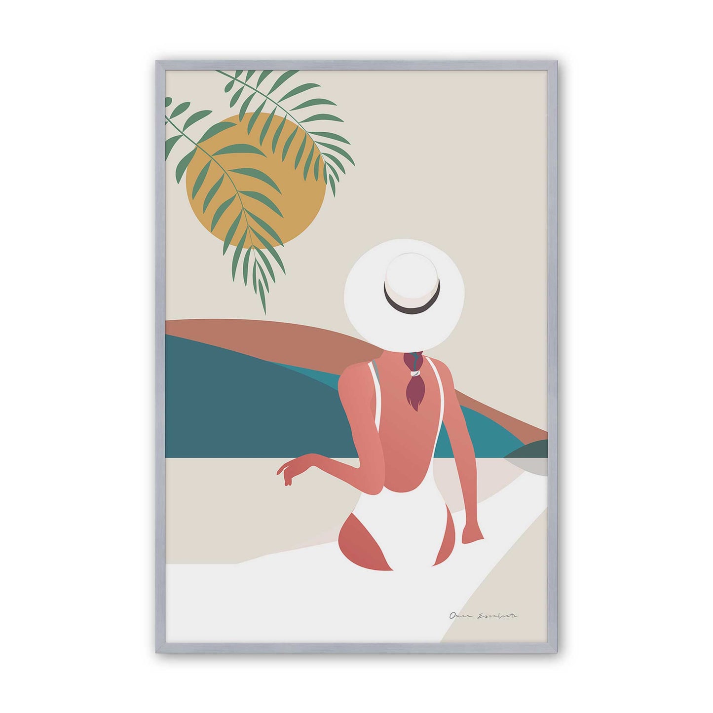 [Color:Polished Chrome], Picture of art in a Polished Chrome frame
